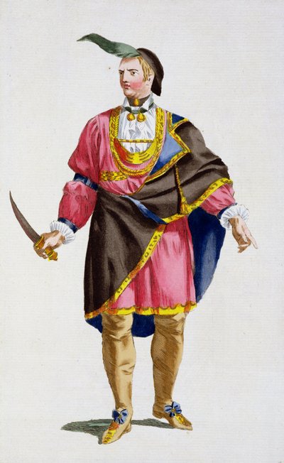 Cunne Shote, Chief of the Cherokees, 1780 by Pierre Duflos